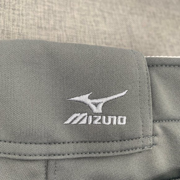 Brand New! Mizuno Softball Gray Pants X-Small Polyester & Cotton Mid Rise Sport - Picture 10 of 12